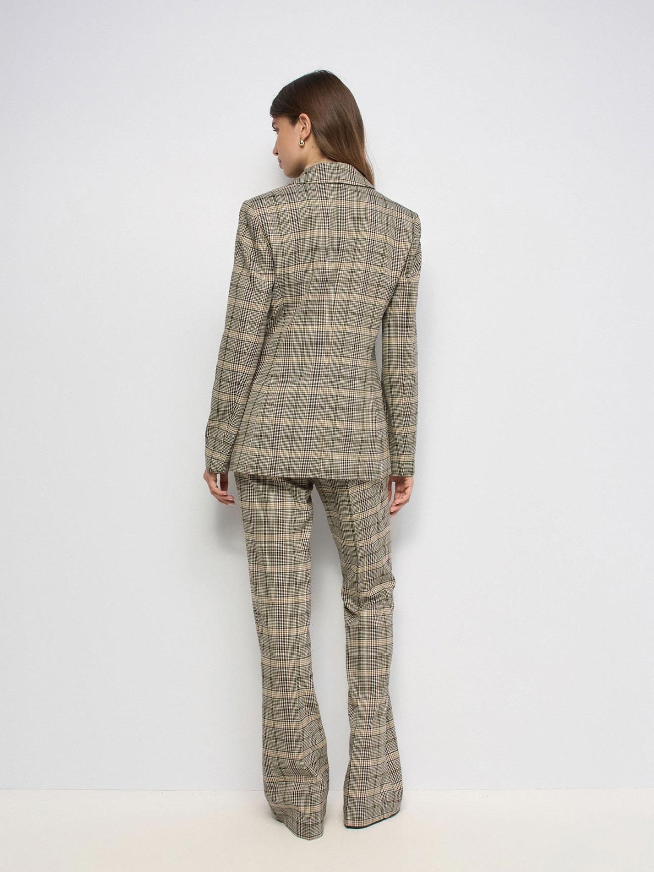Blazer Slim Fit com Padr�o Xadrez