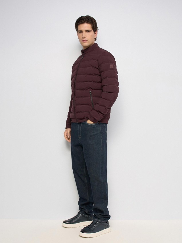 Casaco Puffer Regular Fit com Bolsos