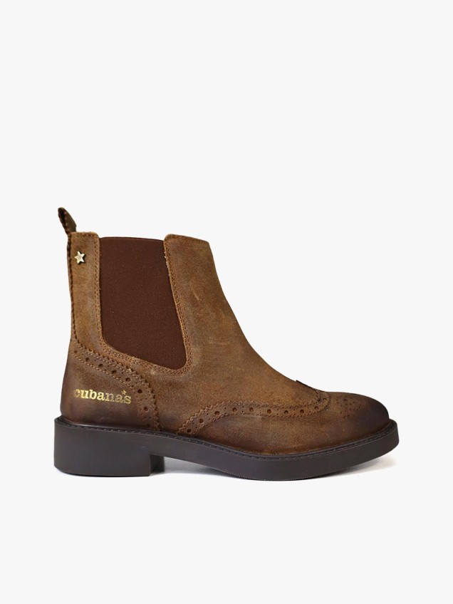 Botas Chelsea em Camurça