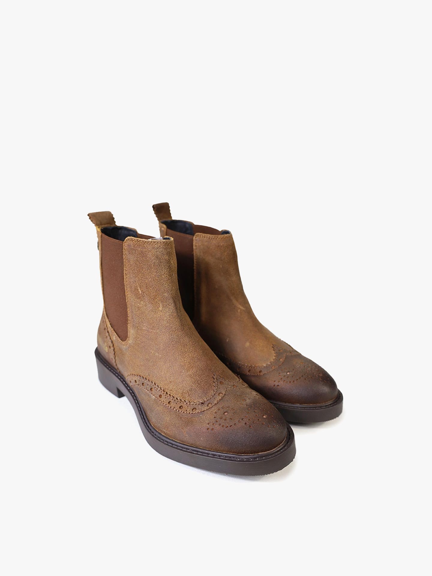 Botas Chelsea em Camurça