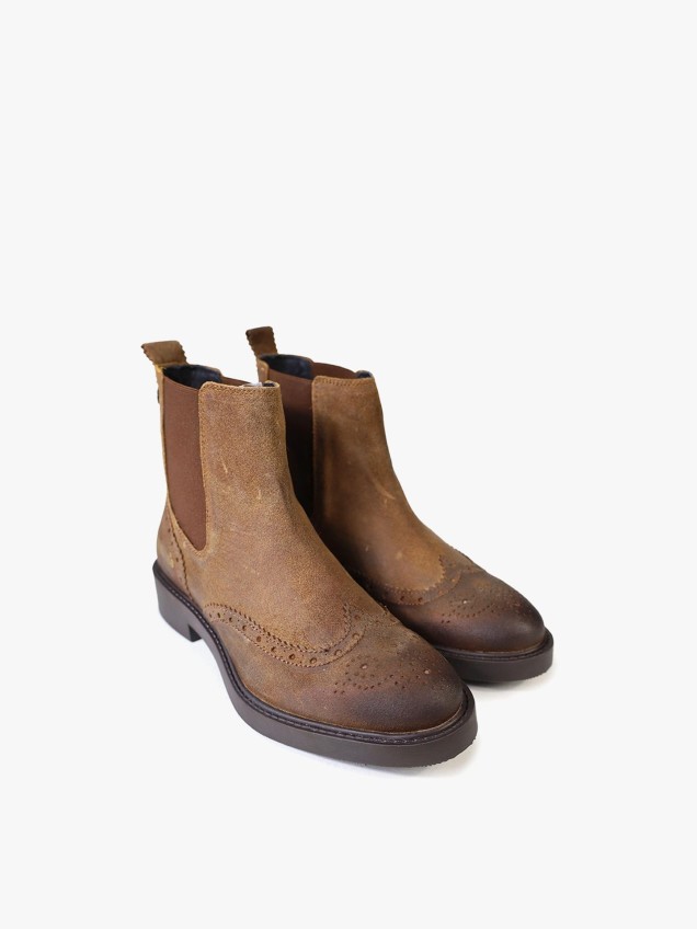 Botas Chelsea em Camurça