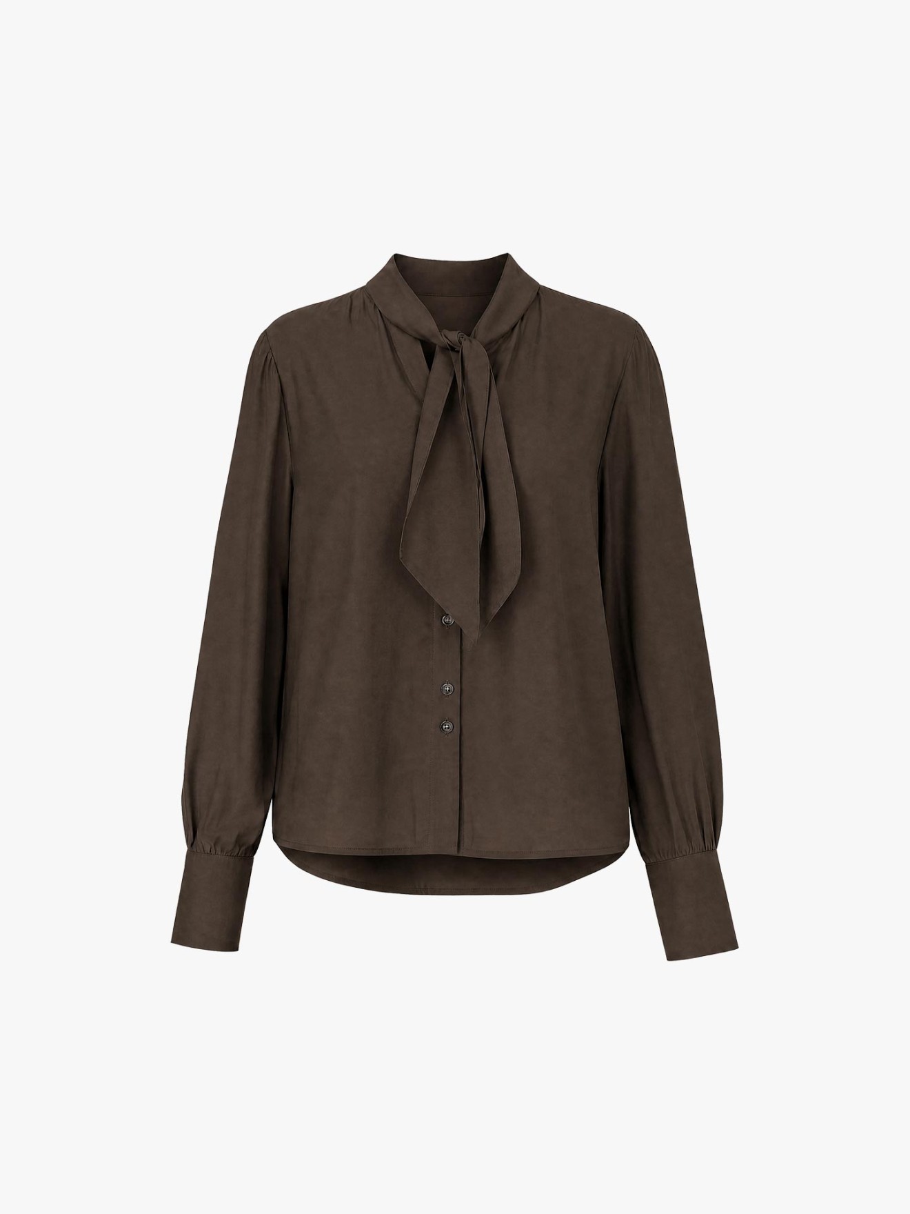 Blusa com Gola de Laço Alina