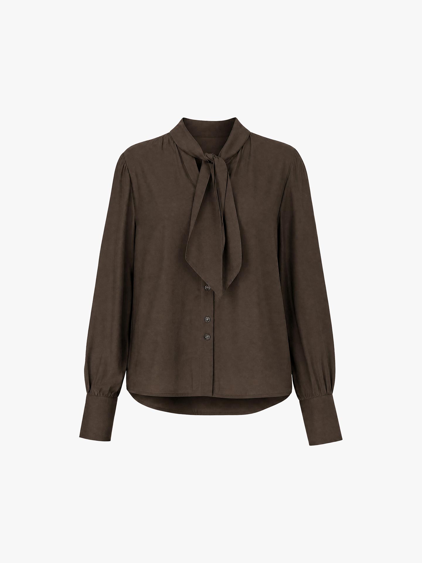 Blusa com Gola de Laço Alina
