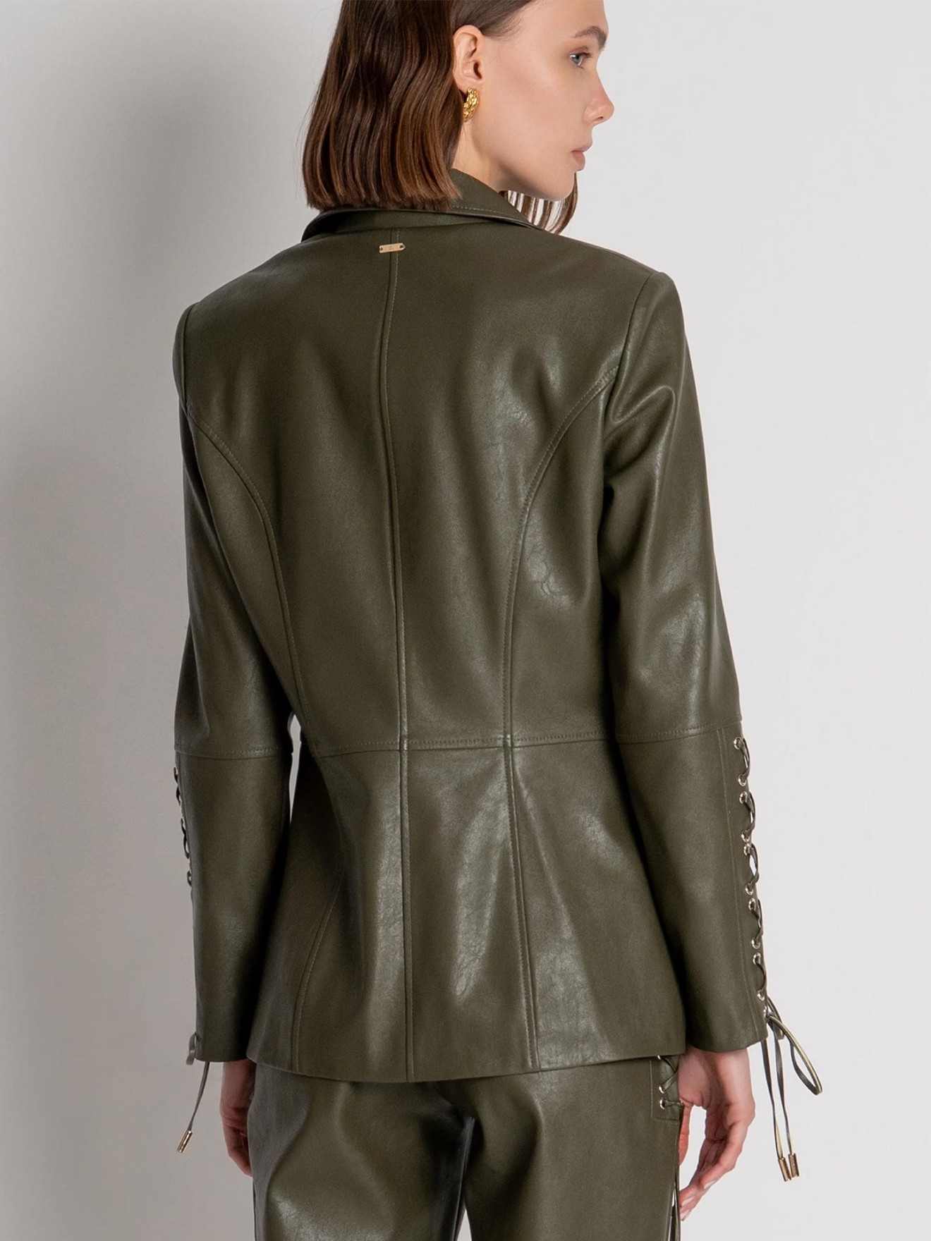 Blazer Regular Fit de Abotoamento Simples