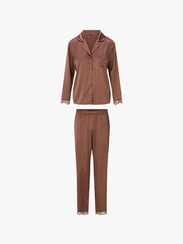 Pijama com Efeito Acetinado