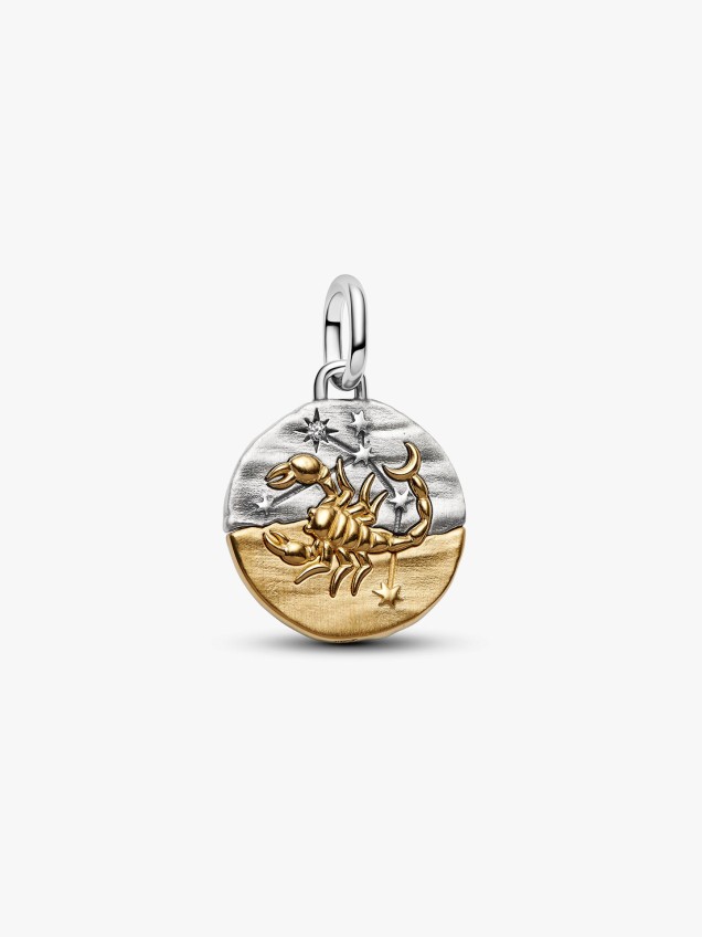 Conta Medalhão Zodíaco Escorpião Scorpius