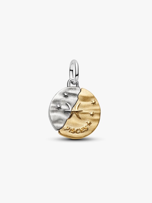 Conta Medalhão Zodíaco Peixes