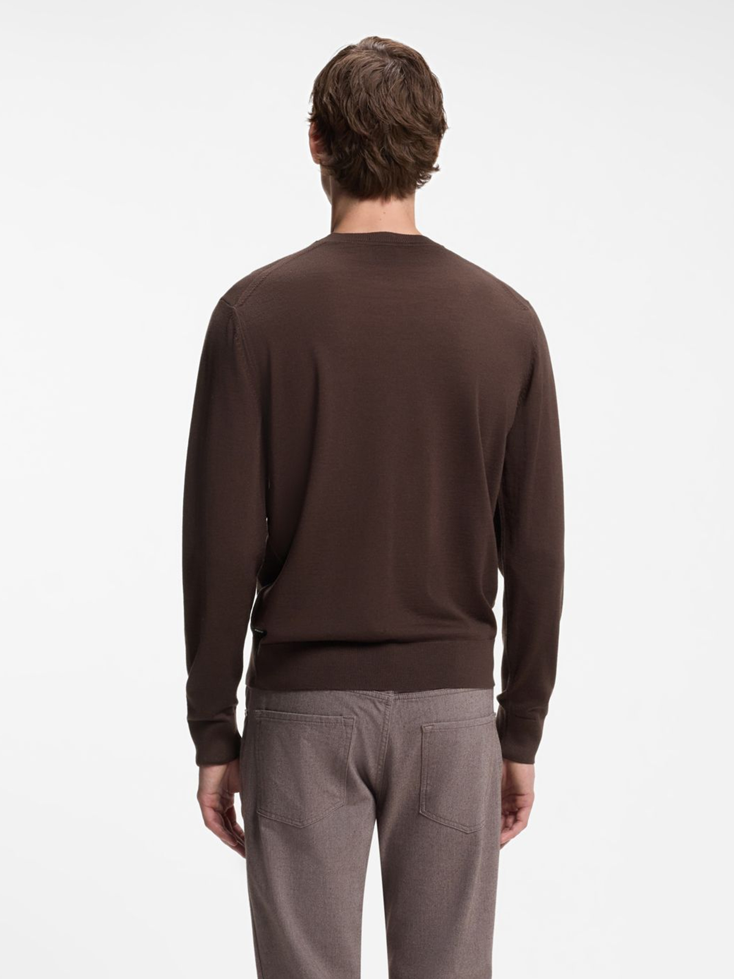 Camisola Regular Fit em Lã Merino