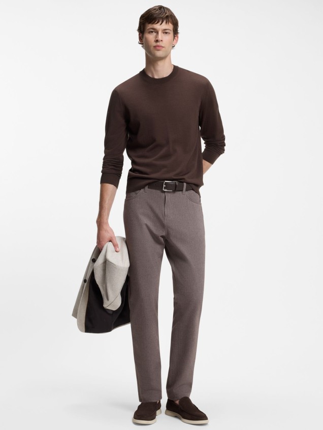 Camisola Regular Fit em Lã Merino