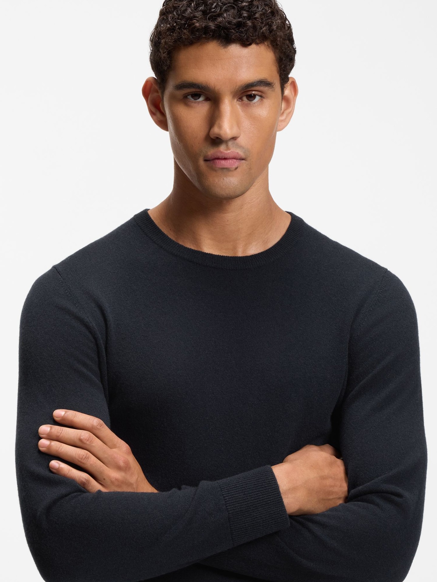 Camisola de Malha com Gola Redonda