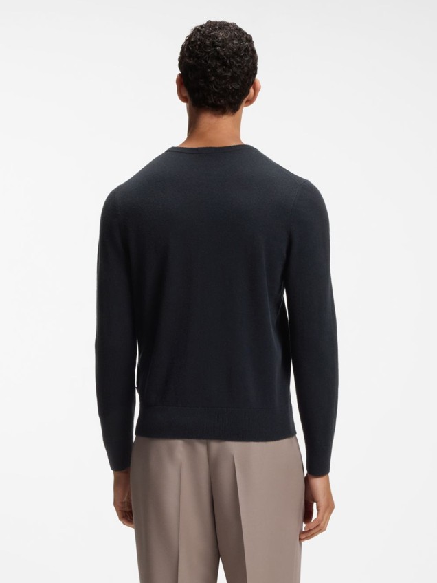 Camisola de Malha com Gola Redonda