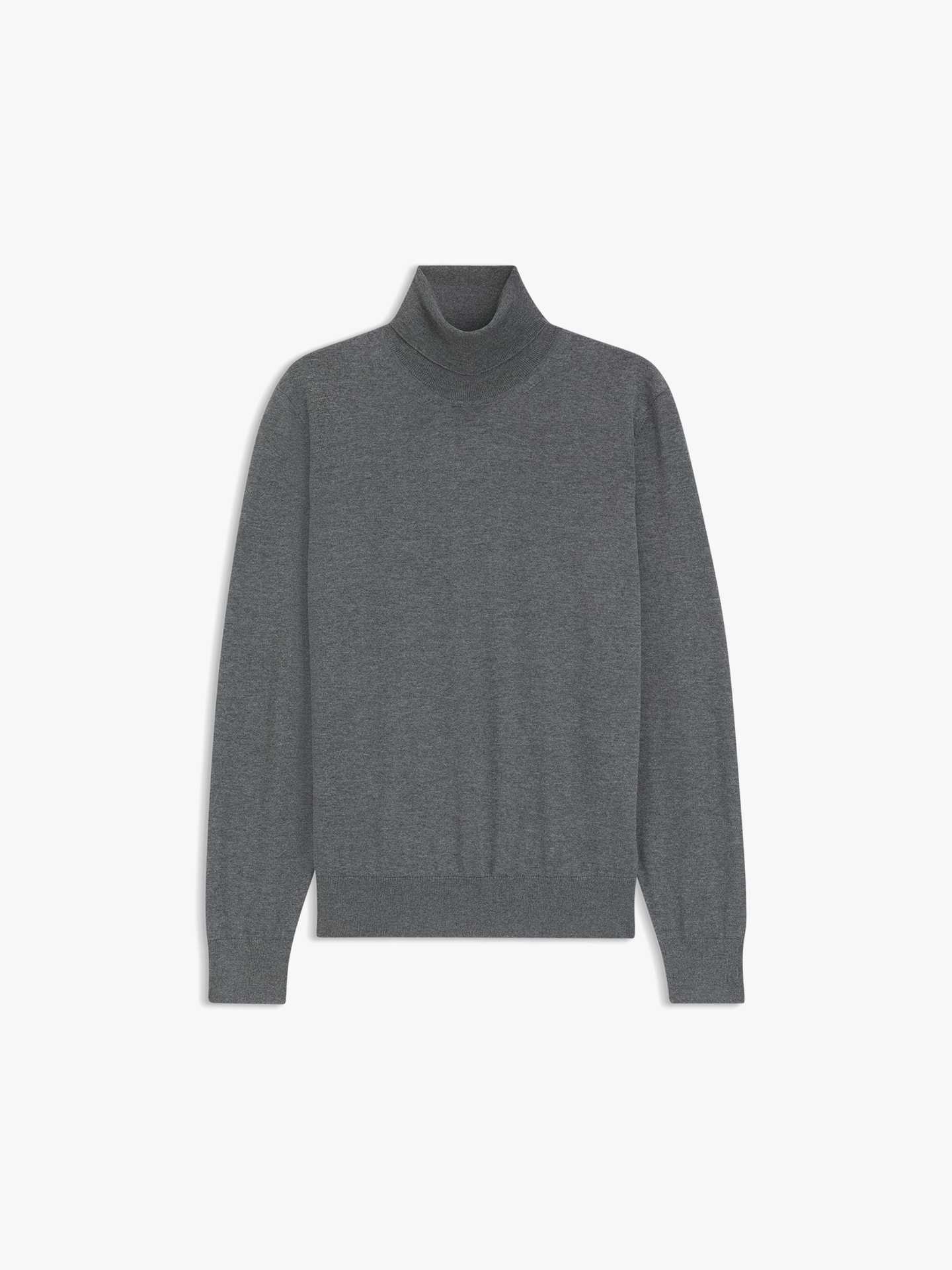 Camisola de Gola Alta em Lã