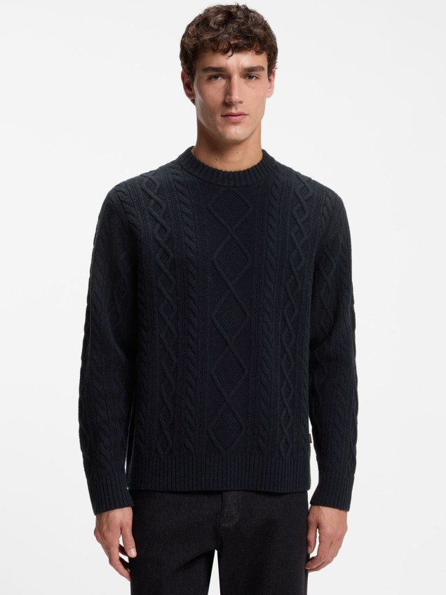 Camisola de Malha em Lã Virgem