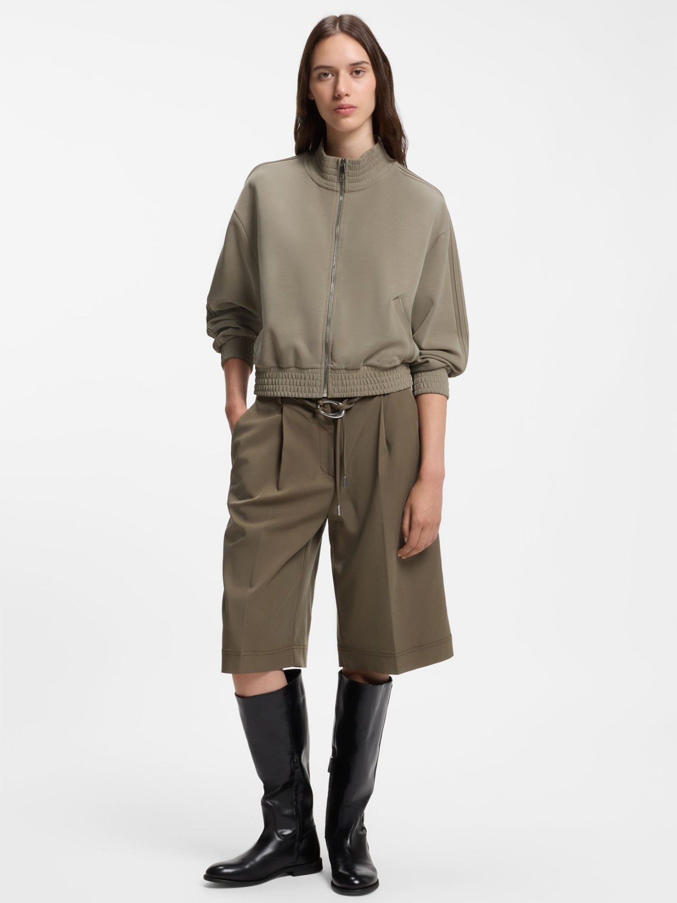 Casaco Relaxed Fit com Fecho