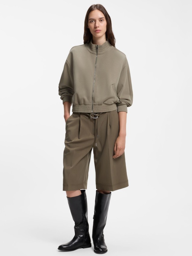 Casaco Relaxed Fit com Fecho