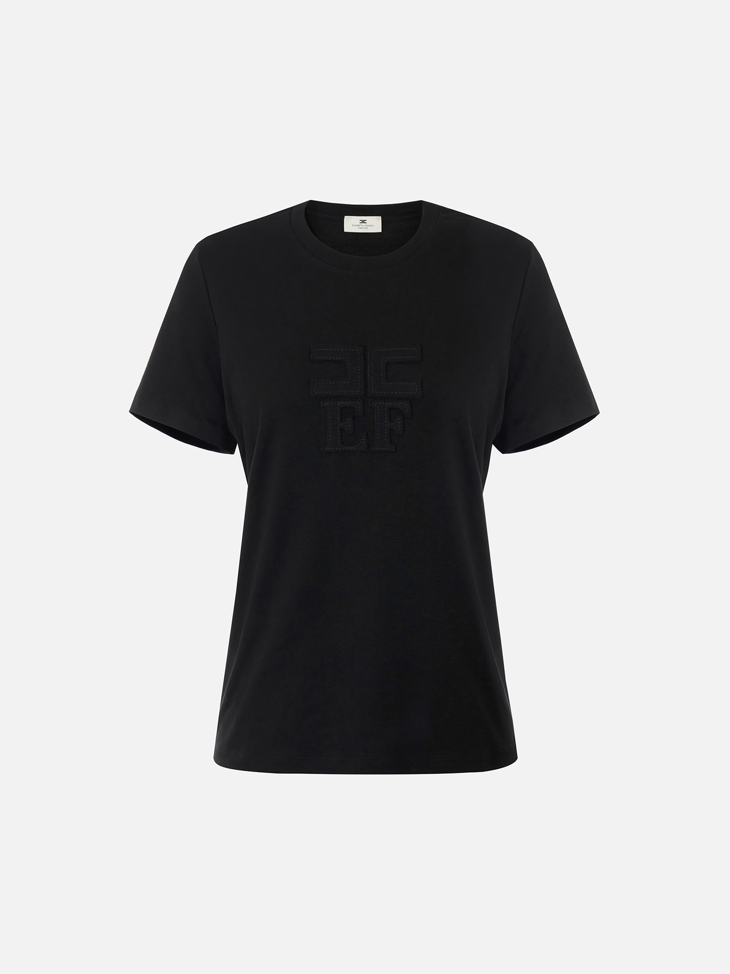 T-shirt com Detalhe em Relevo
