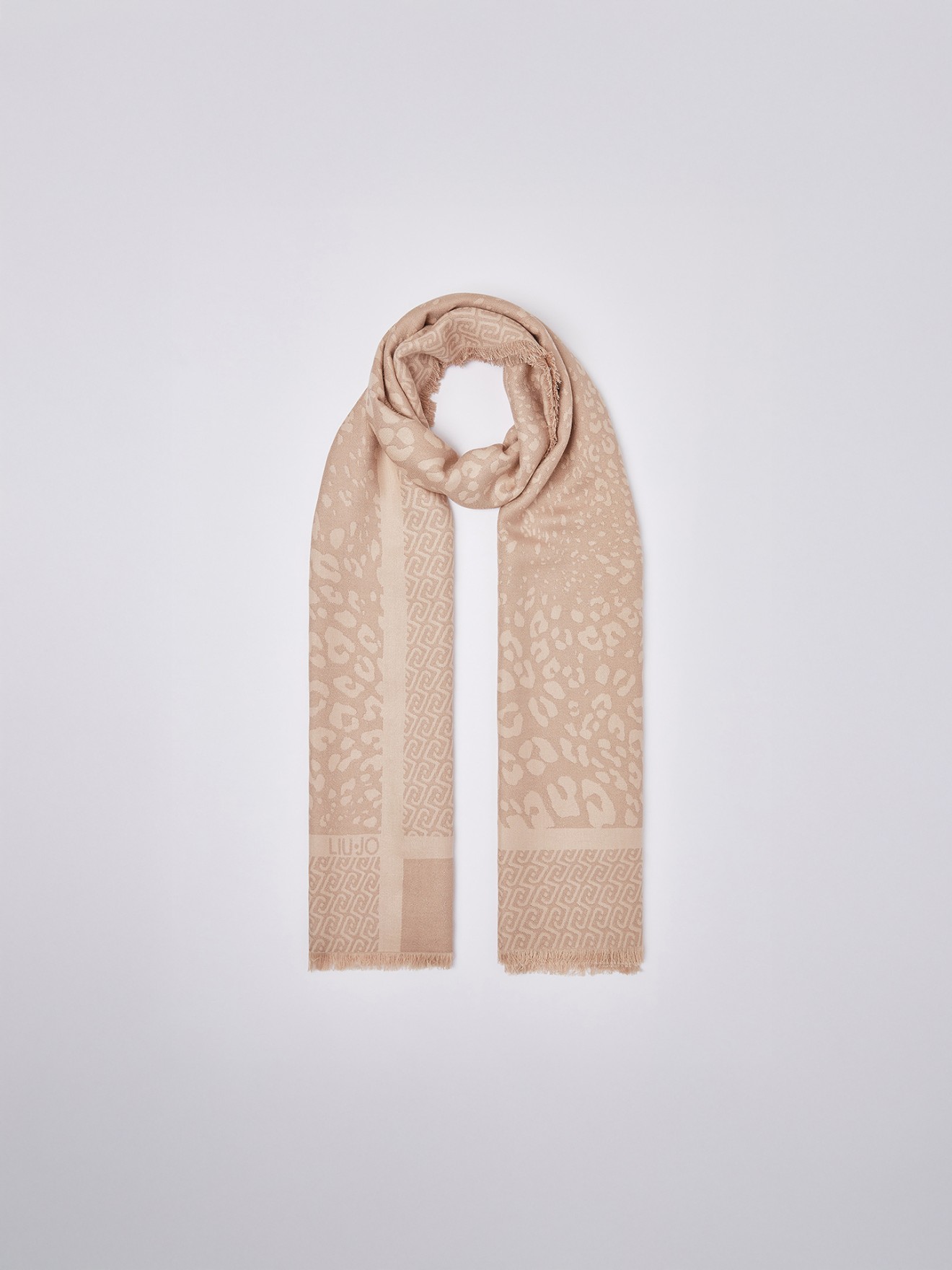 Estola em Jacquard Animal Print