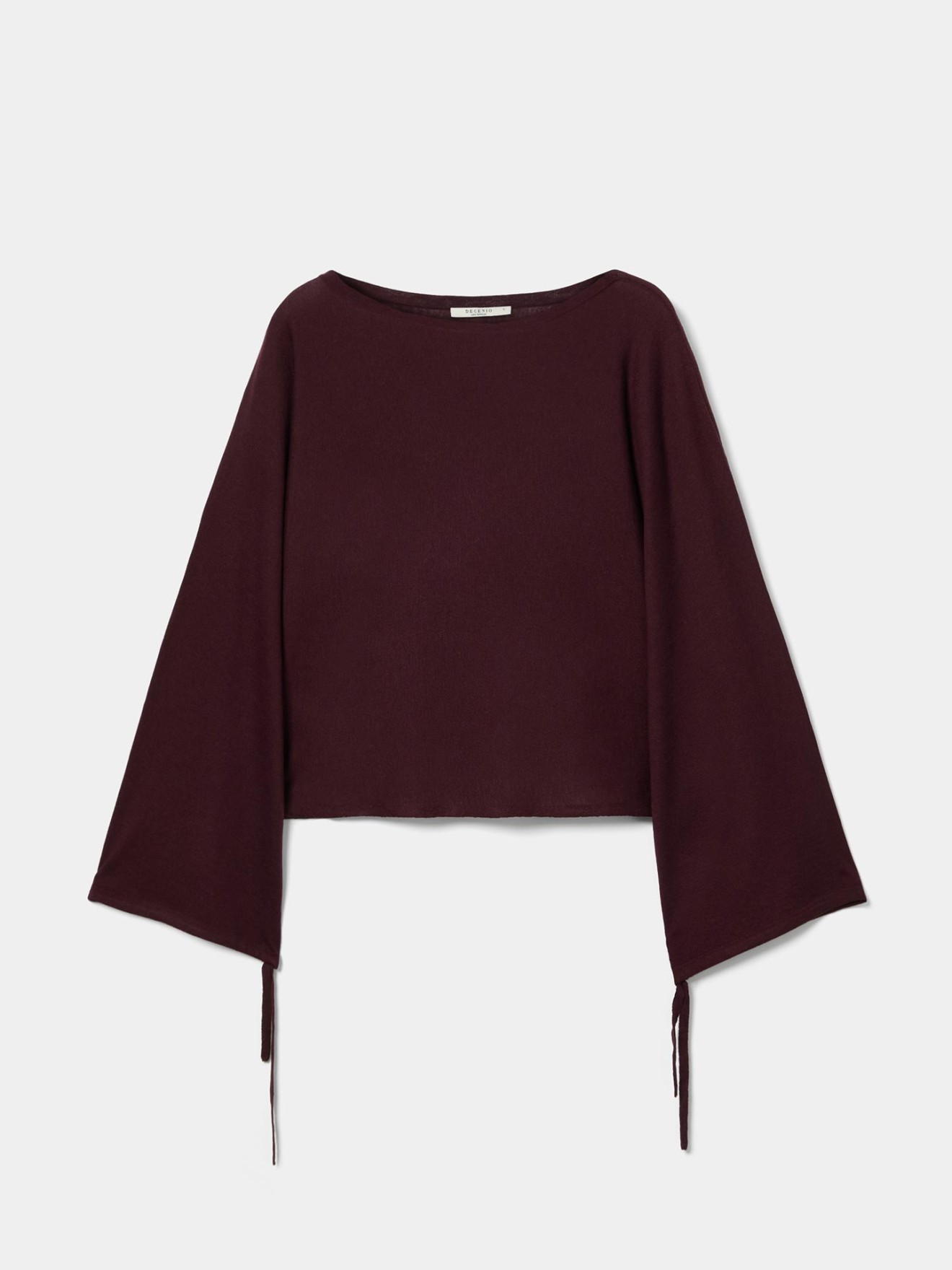 Camisola de Malha com Decote Barco