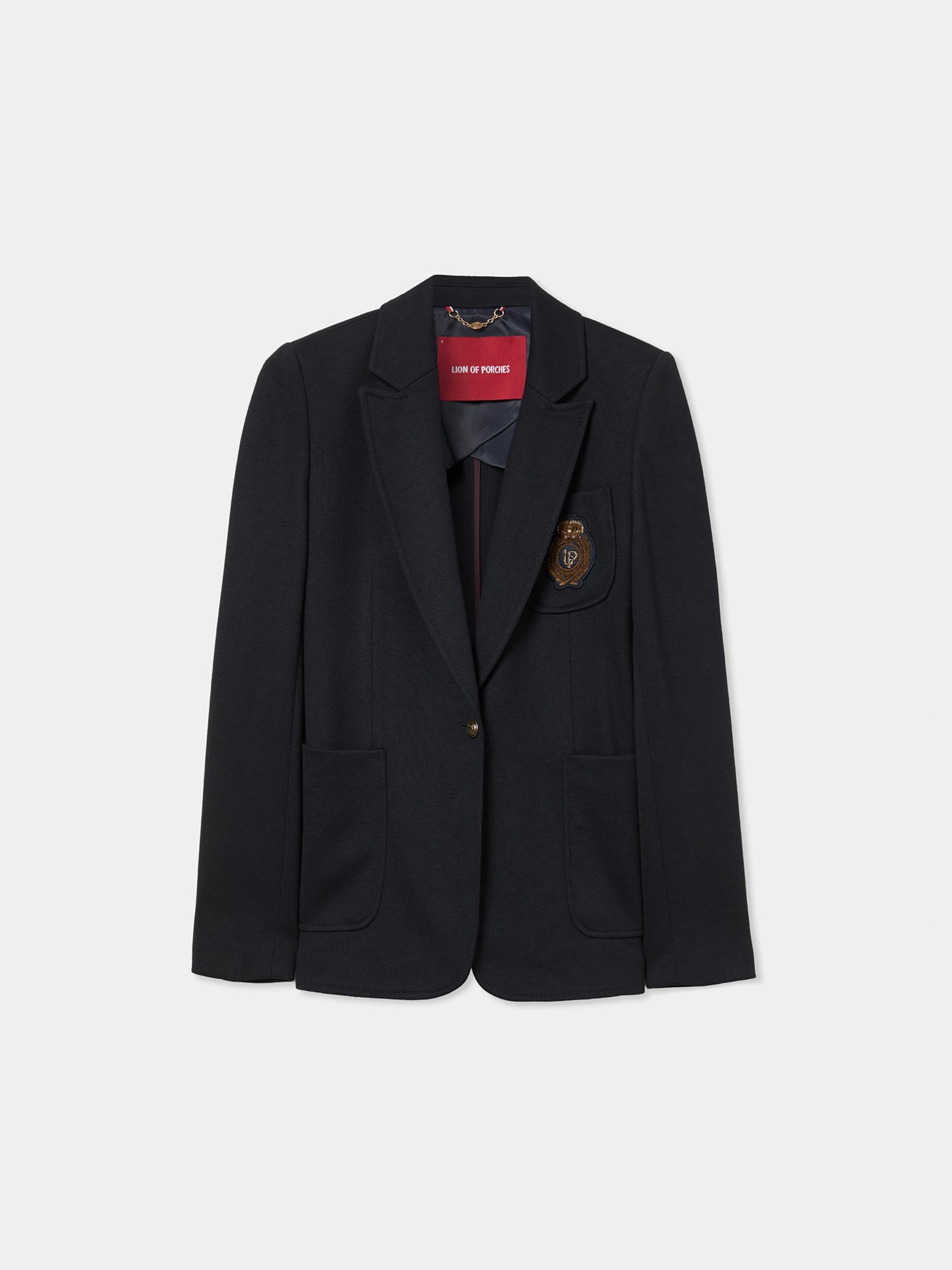 Blazer de Malha com Brasão
