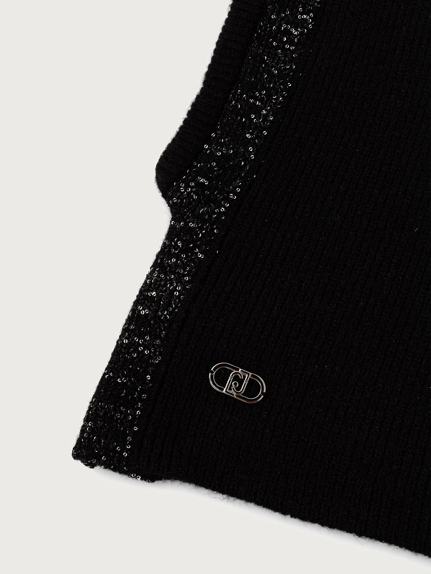 Balaclava em Malha com Lantejoulas