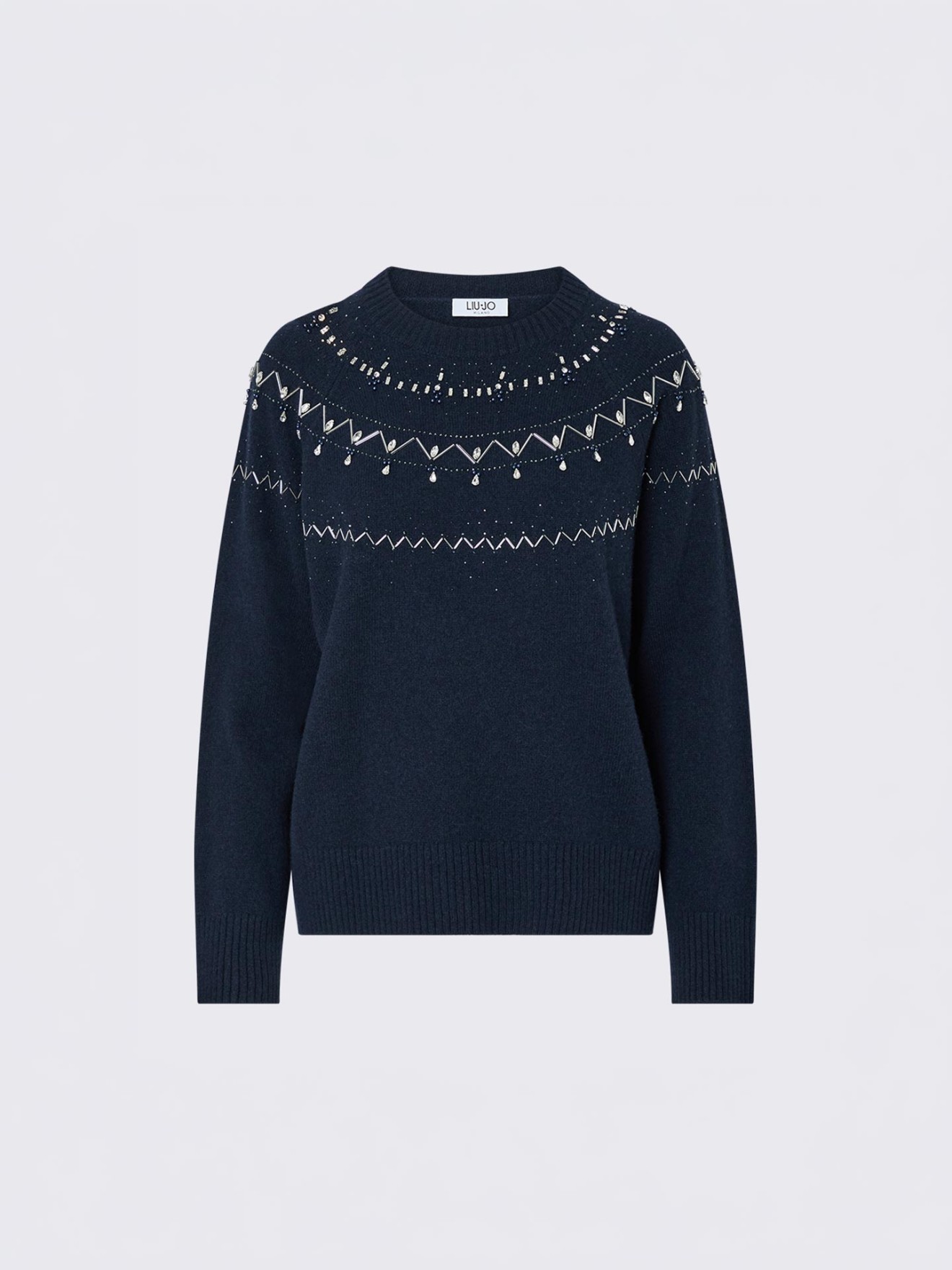 Camisola de L� com Bordado de Pedraria