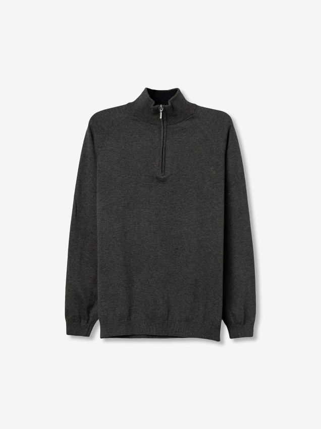 Camisola com Fecho de Correr