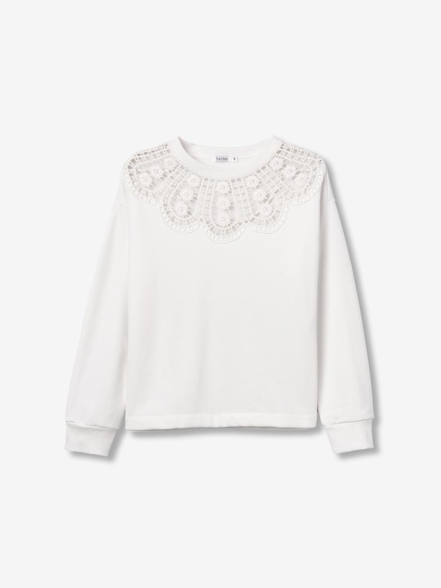 Camisola com Pormenor de Renda Garden