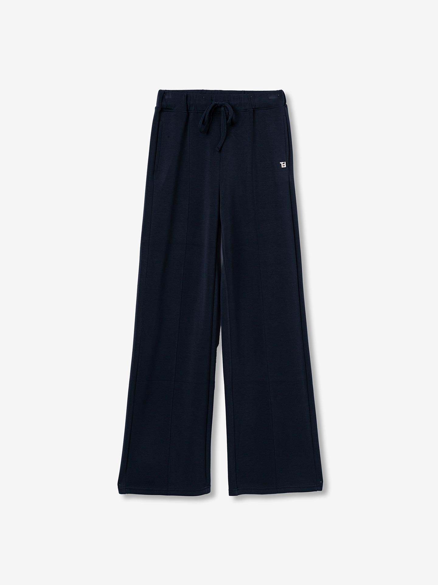 Calças Wide Leg com Cordão