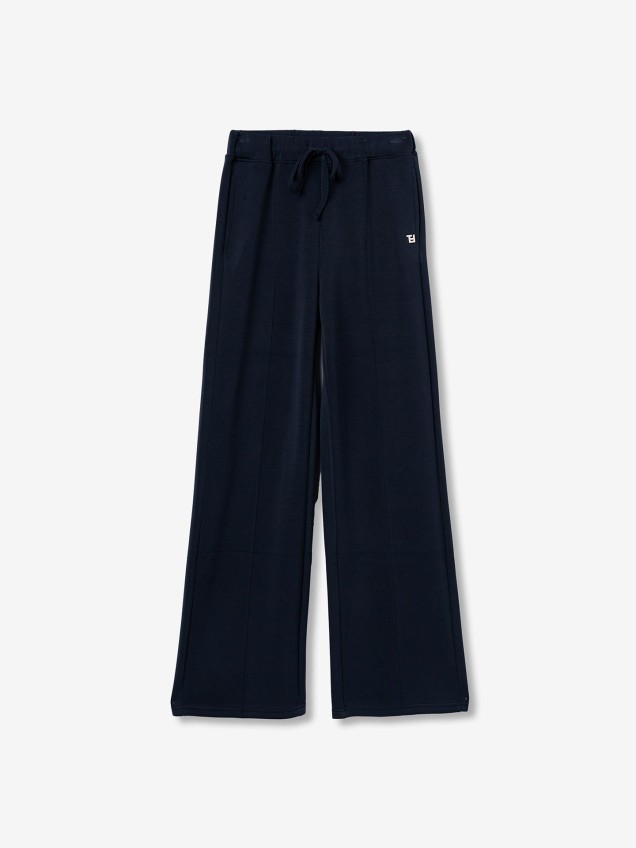 Cal�as Wide Leg com Cord�o