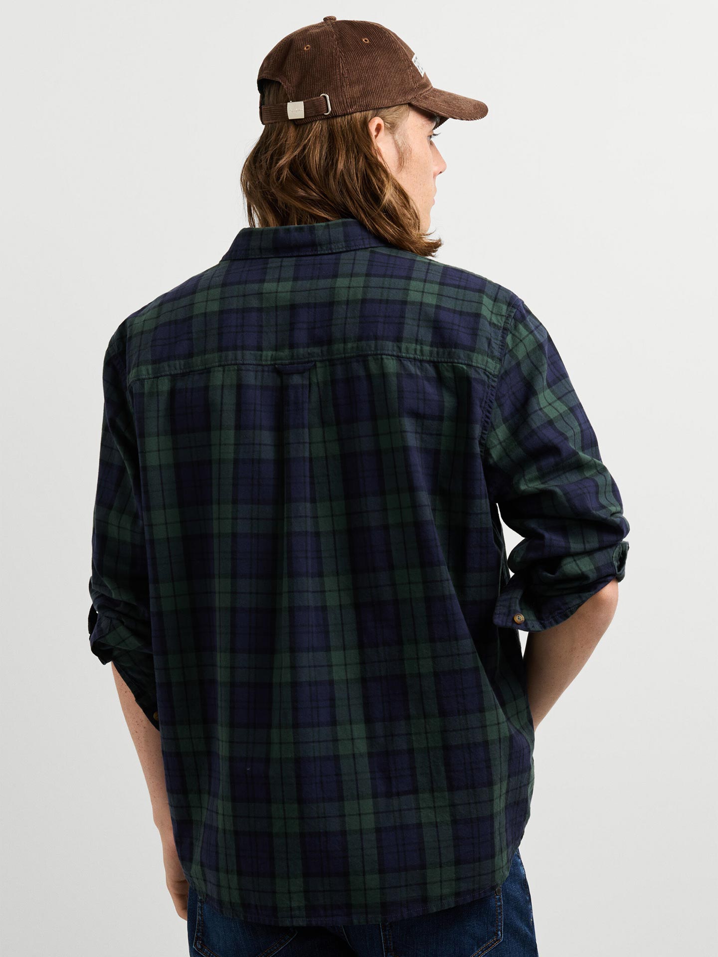 Camisa de Xadrez em Algodão