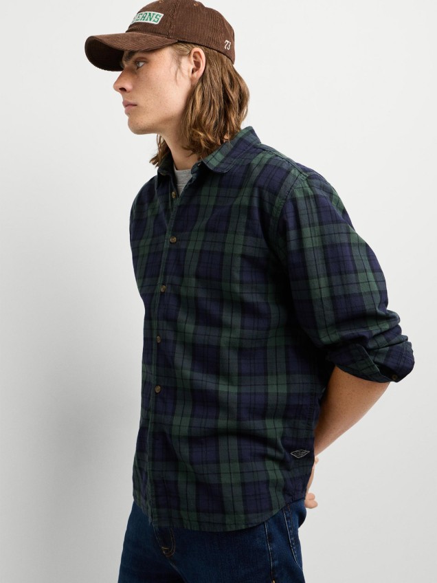 Camisa de Xadrez em Algod�o