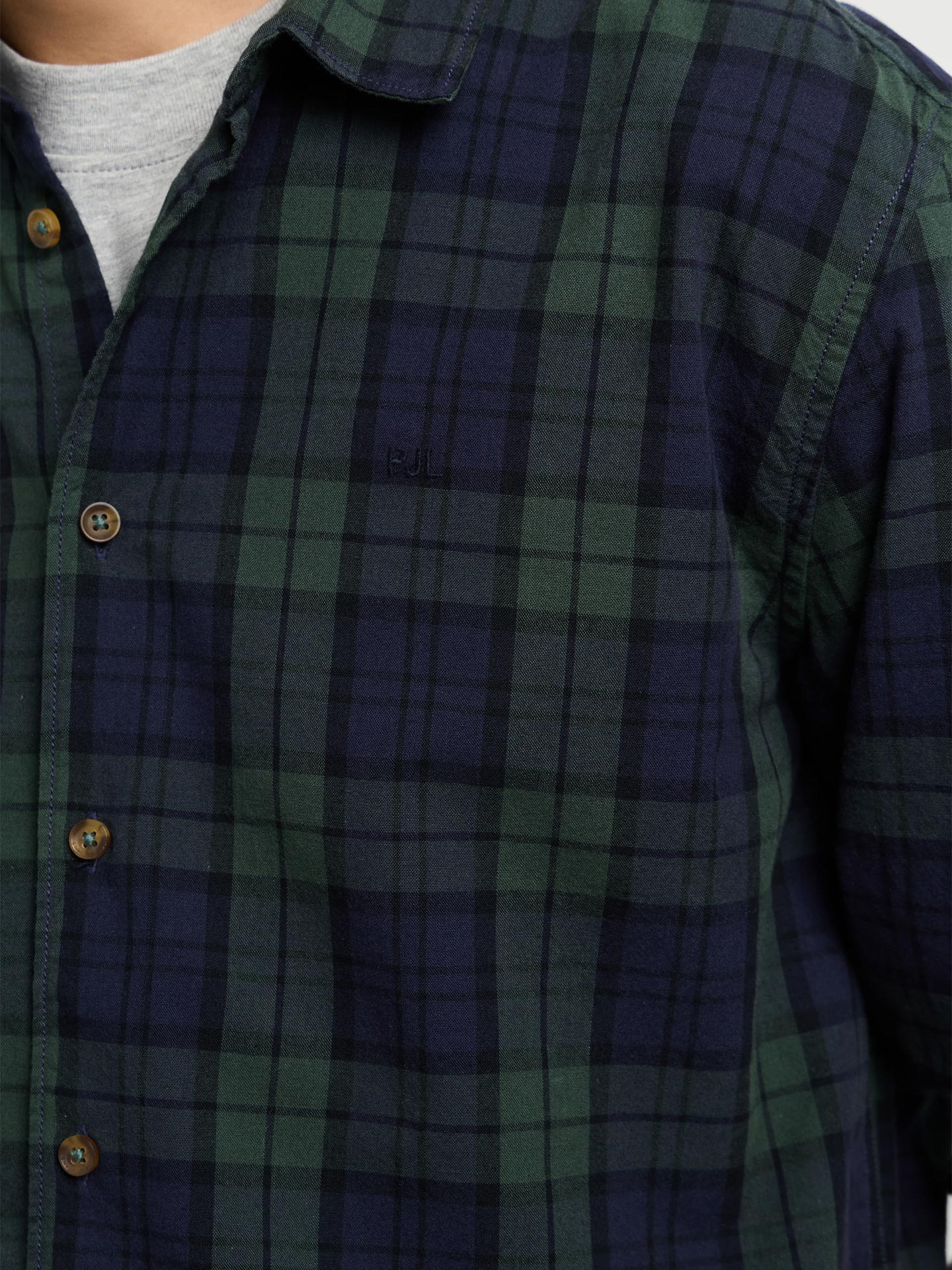 Camisa de Xadrez em Algodão