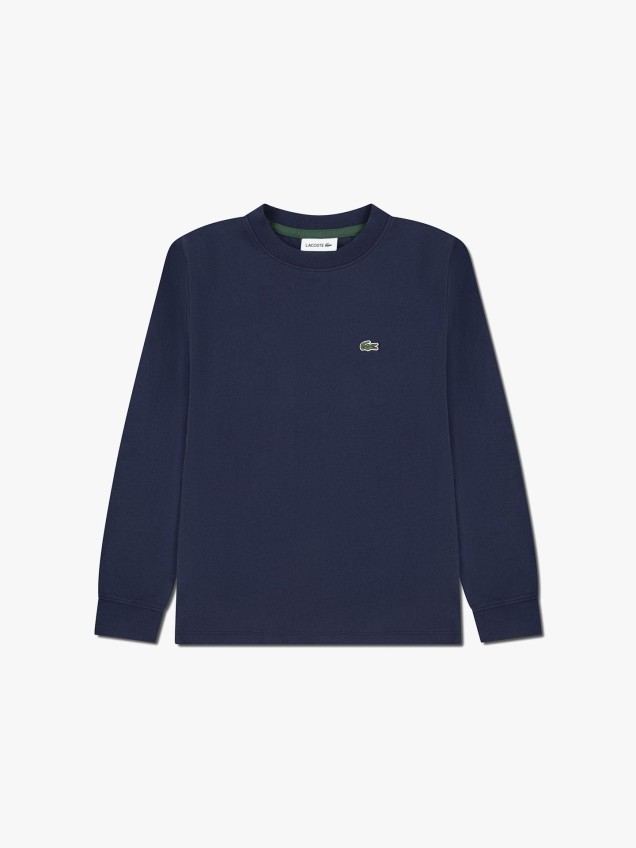 Camisola de Manga Comprida com Gola Redonda