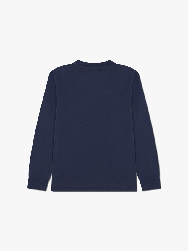 Camisola de Manga Comprida com Gola Redonda