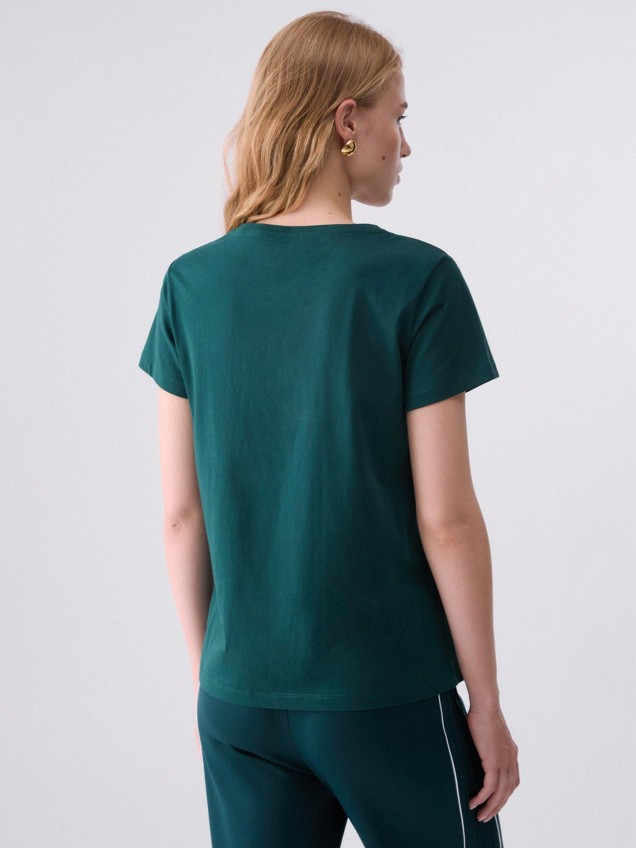 T-shirt de Gola Redonda