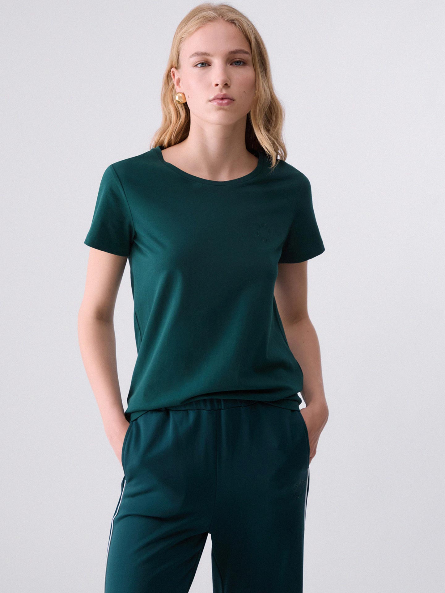 T-shirt de Gola Redonda