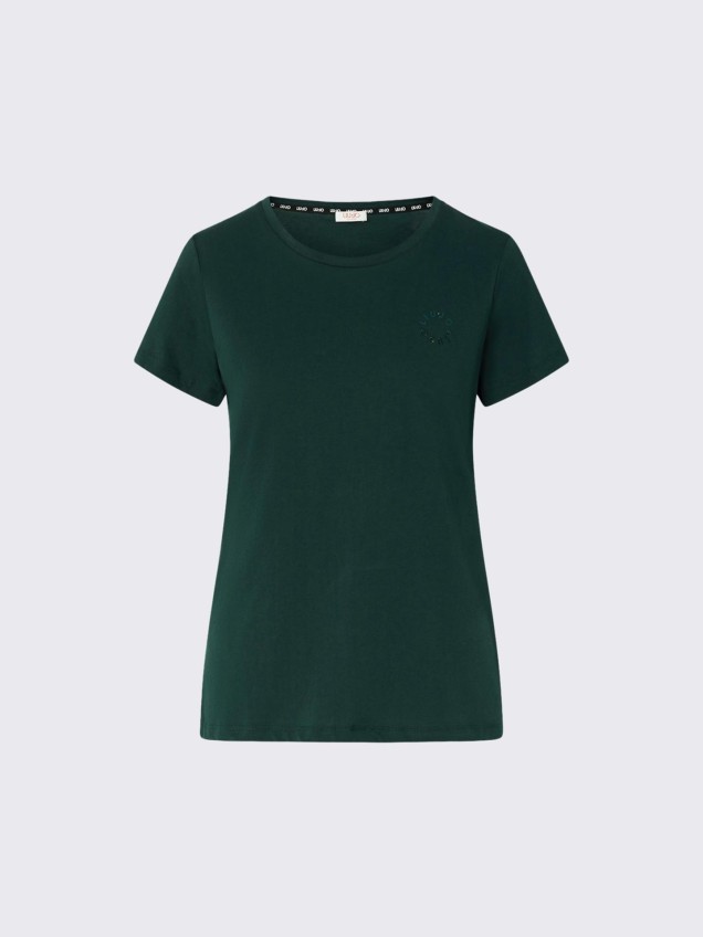 T-shirt de Gola Redonda