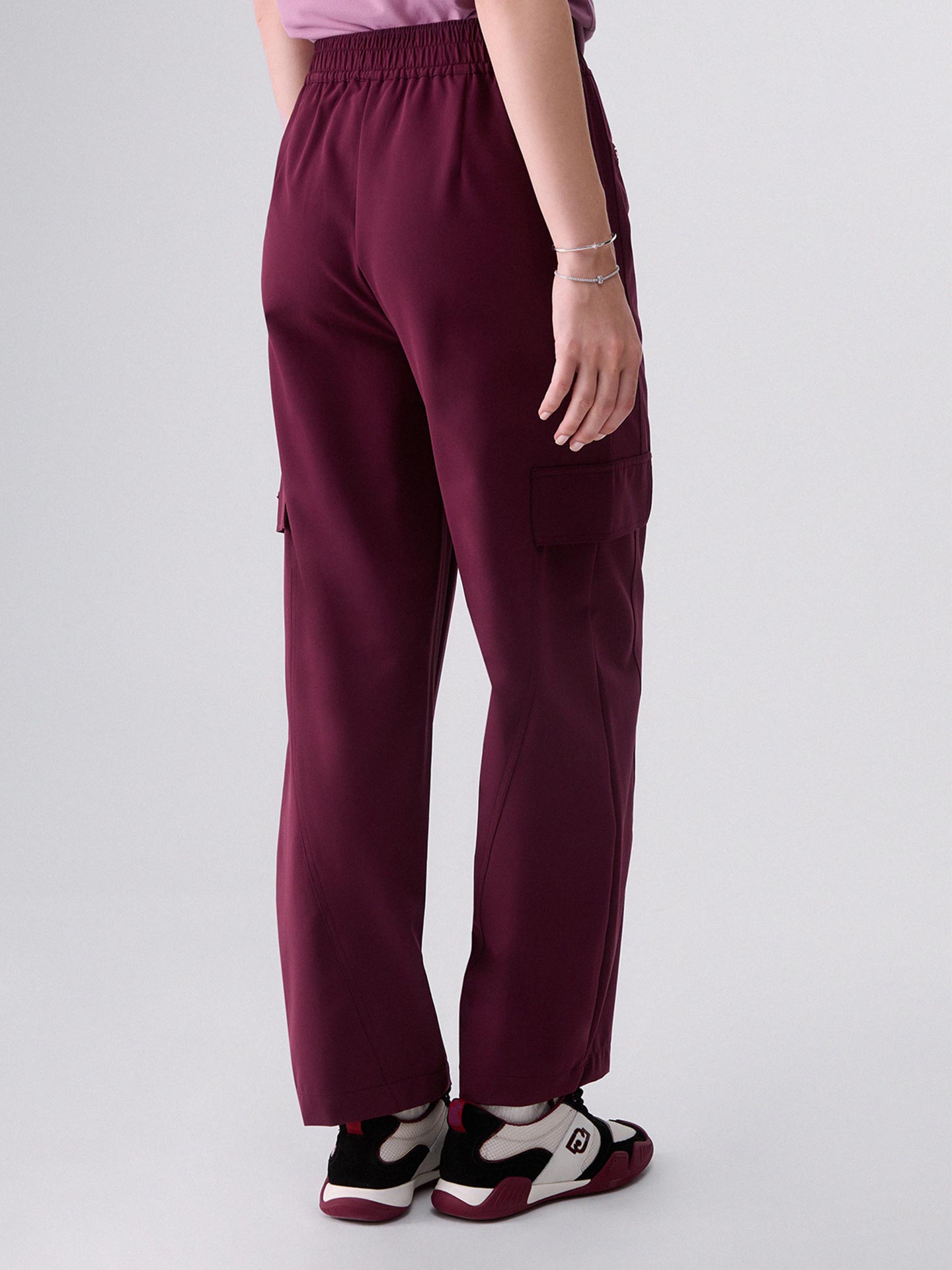 Calças Cargo Wide Leg