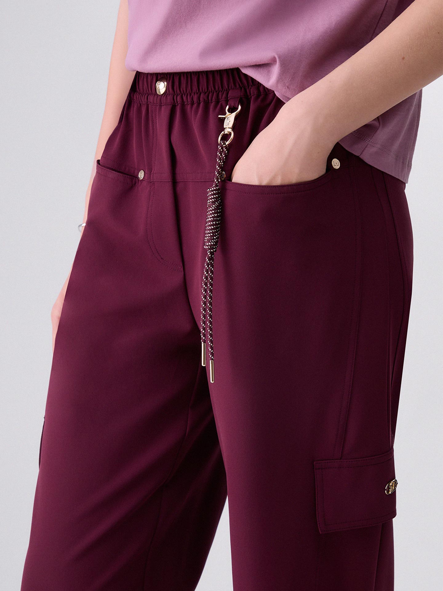 Calças Cargo Wide Leg
