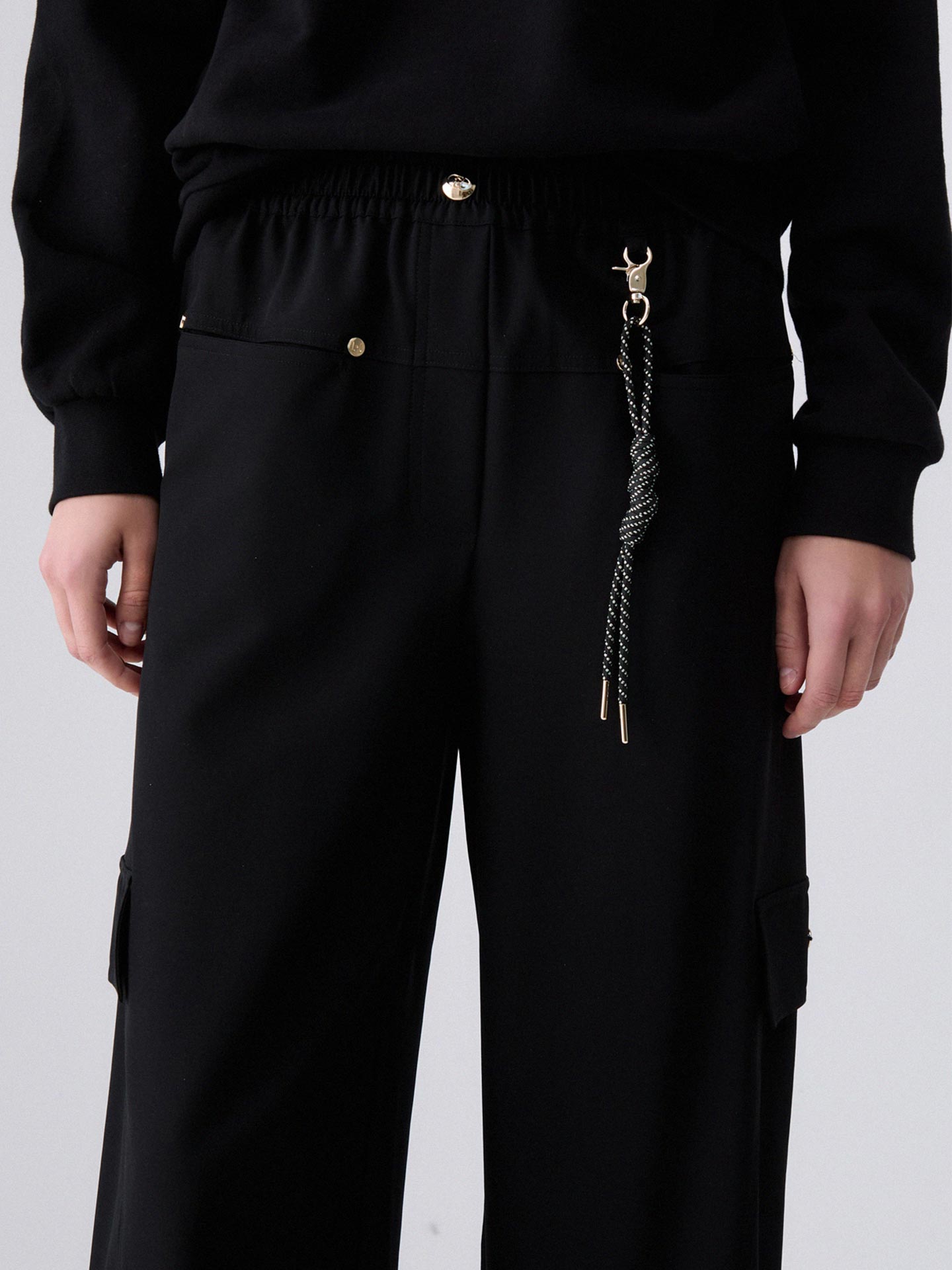 Calças Cargo Wide Leg