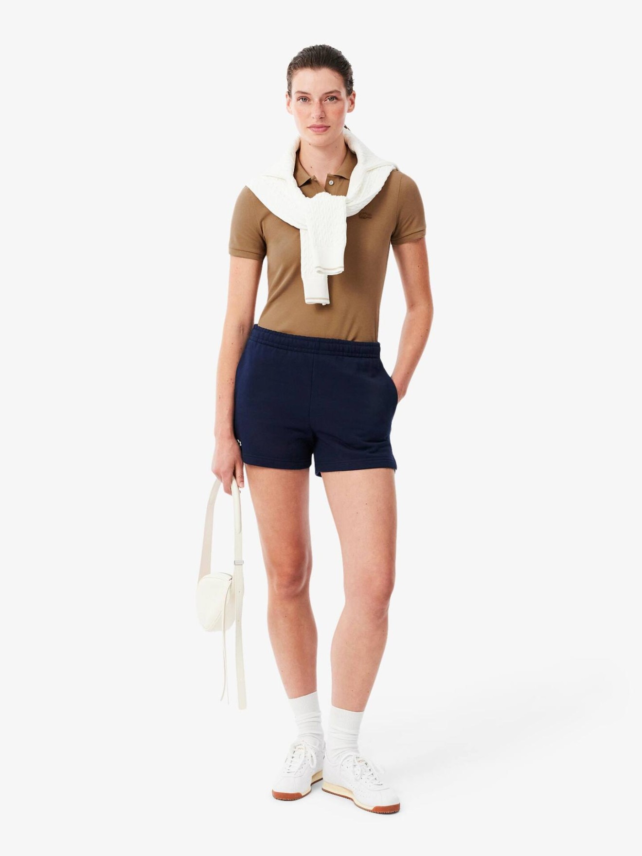 Polo Slim Fit em Piqué de Algodão