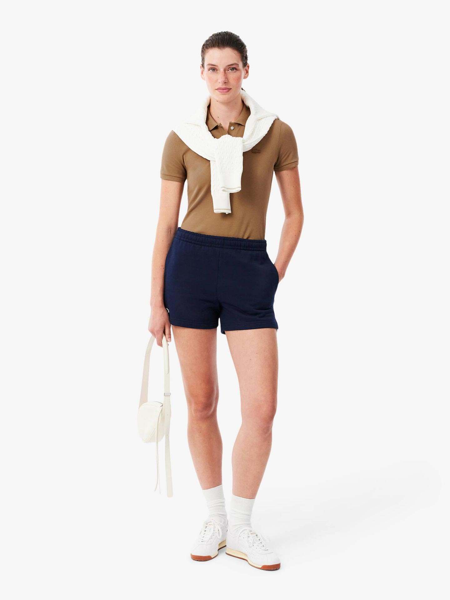 Polo Slim Fit em Piqué de Algodão