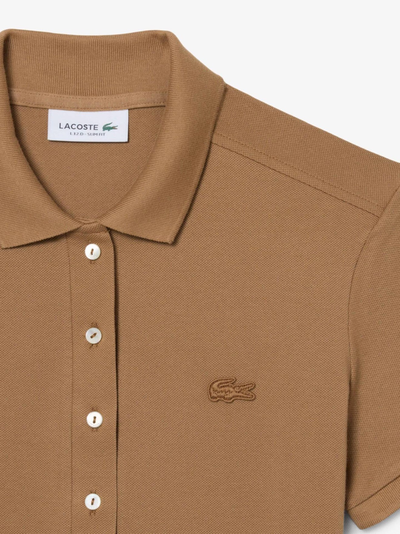 Polo Slim Fit em Piqué de Algodão
