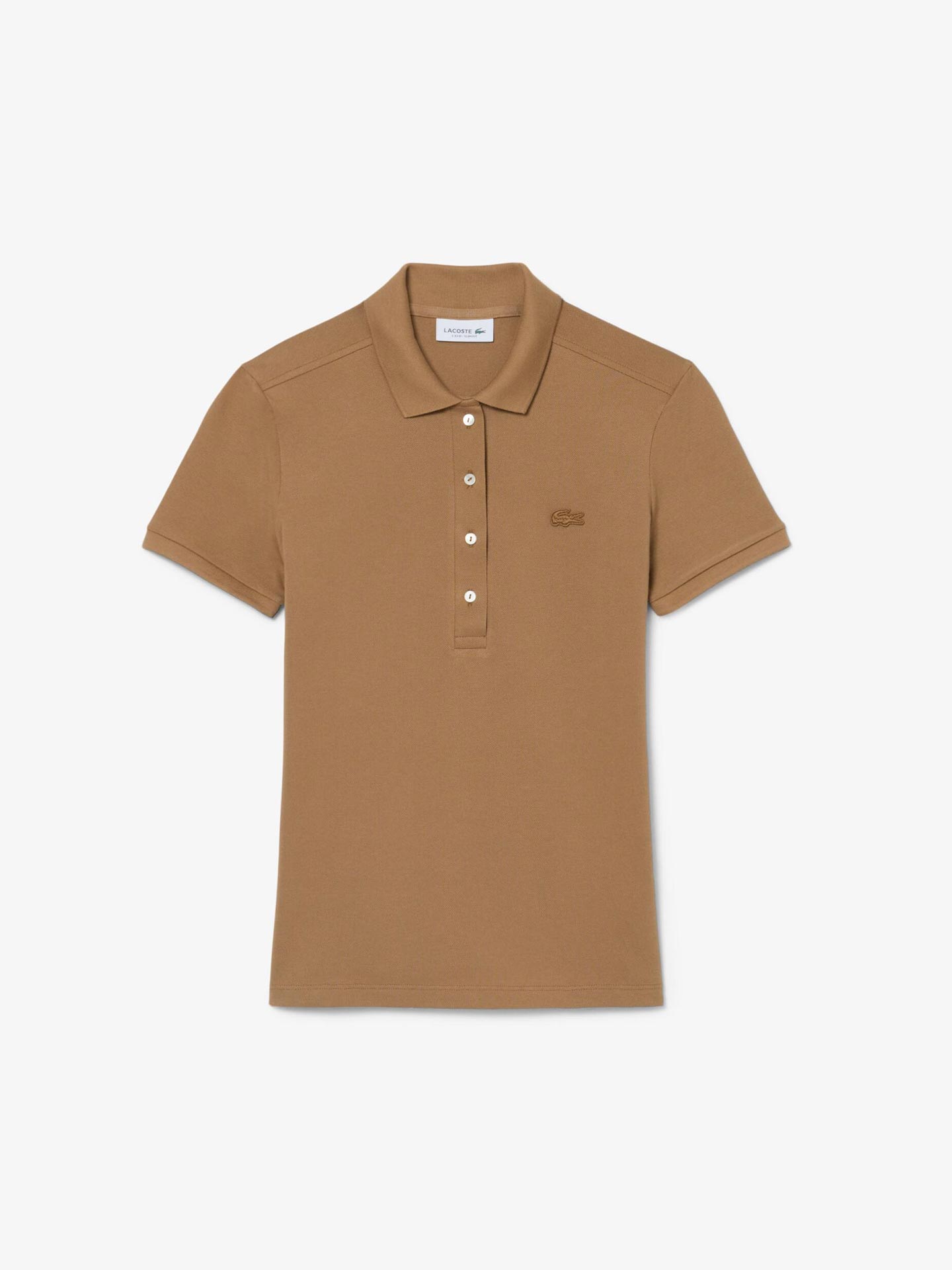 Polo Slim Fit em Piqué de Algodão