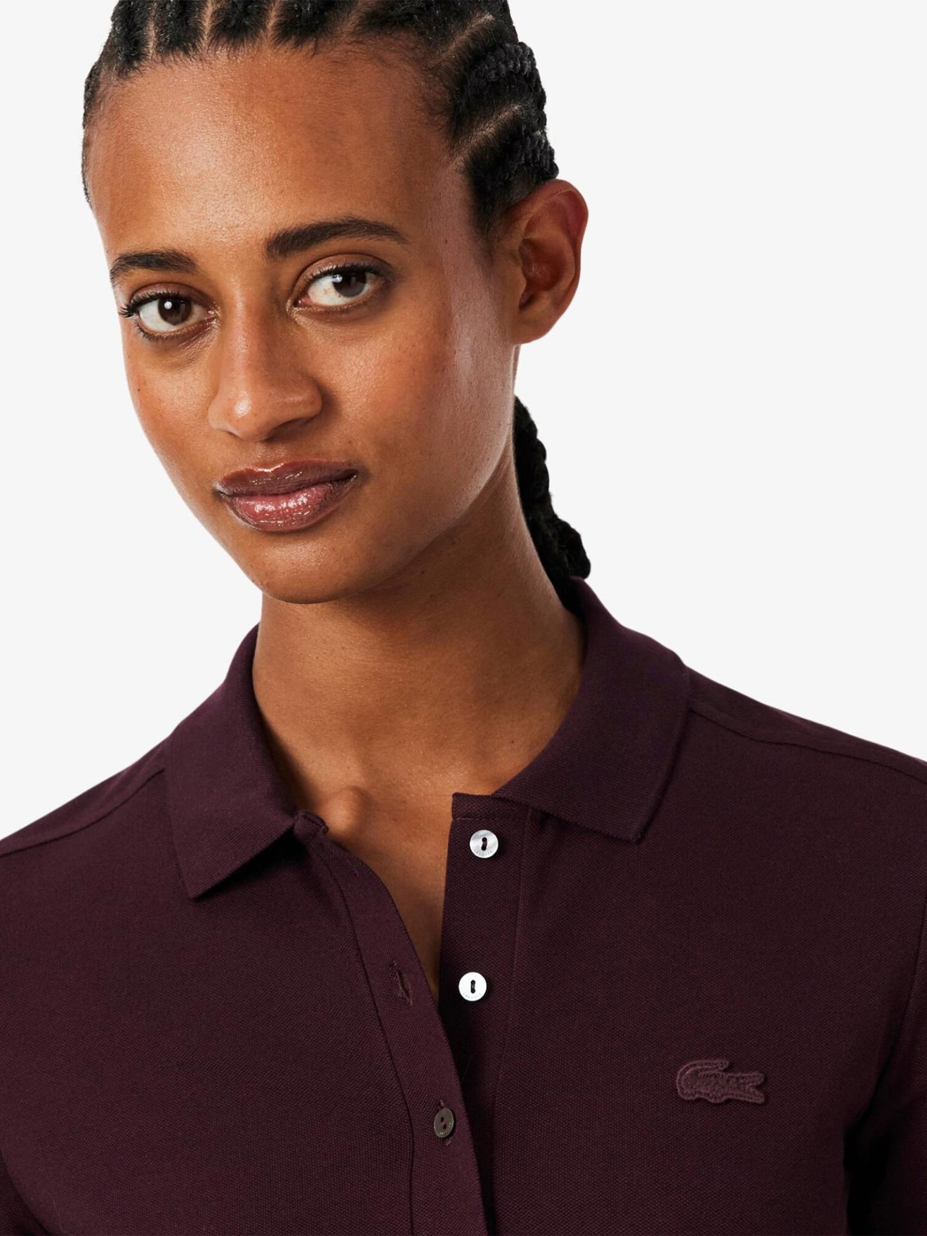 Polo Slim Fit em Piqué de Algodão
