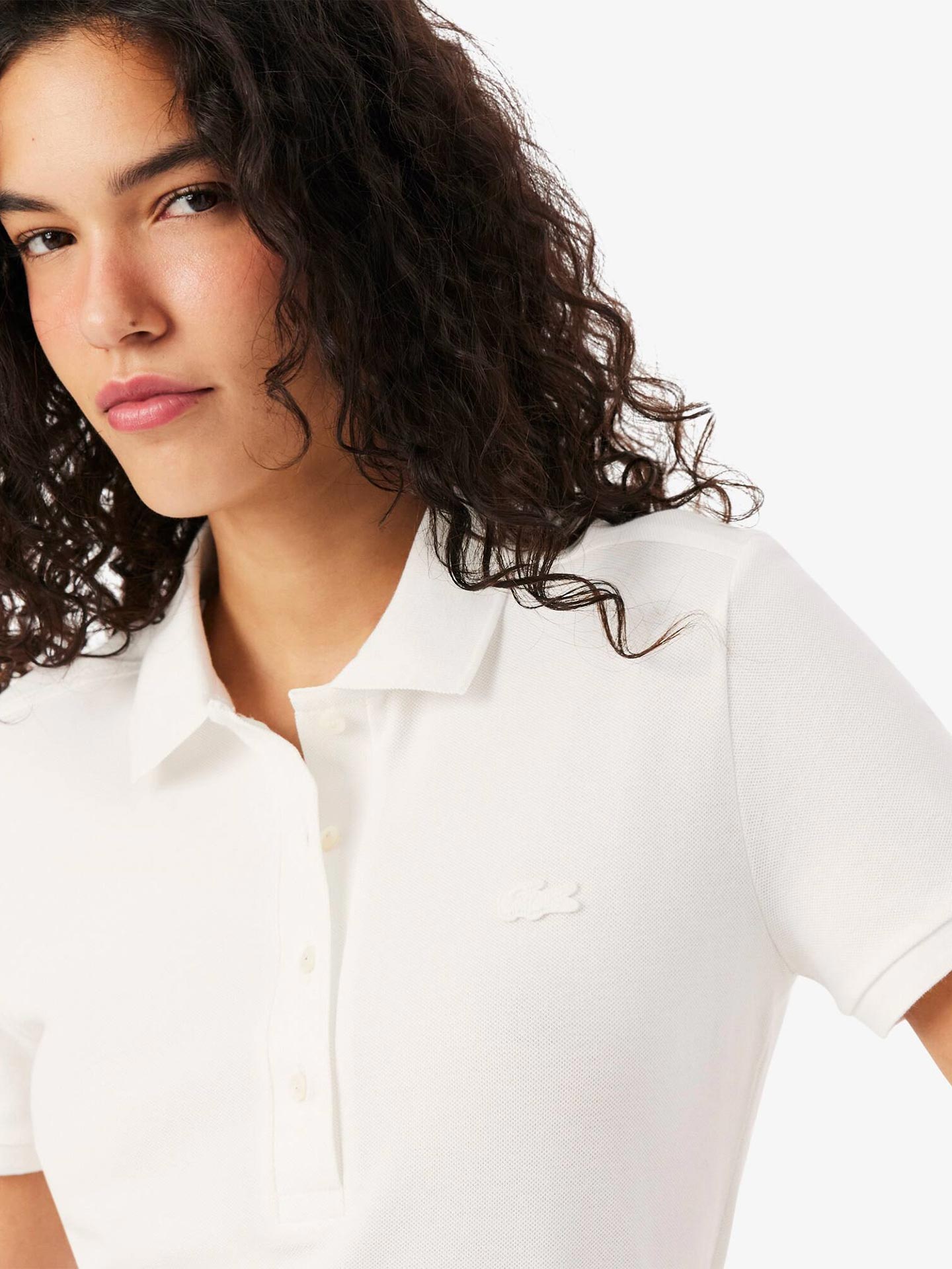 Polo Slim Fit em Piqué de Algodão
