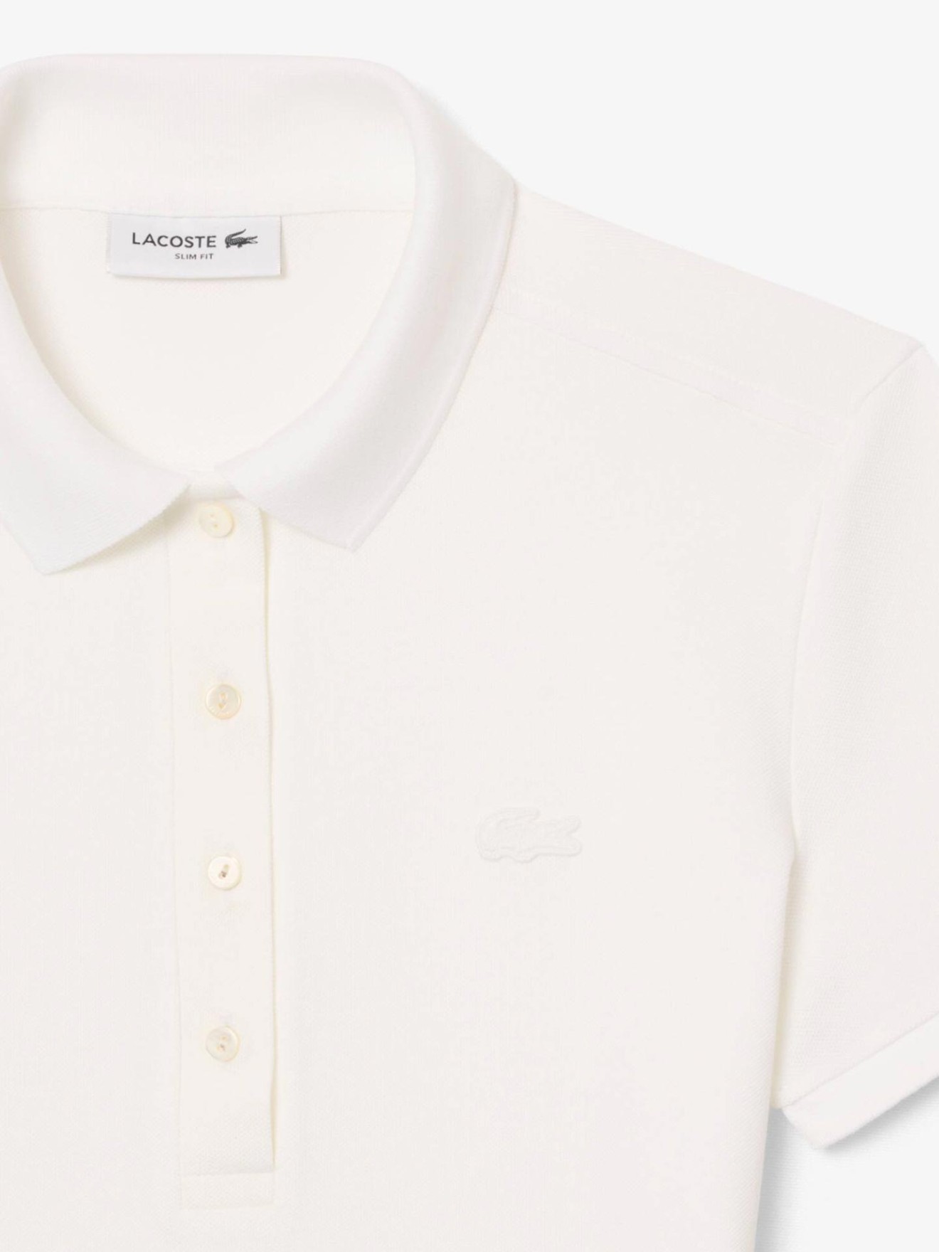 Polo Slim Fit em Piqué de Algodão