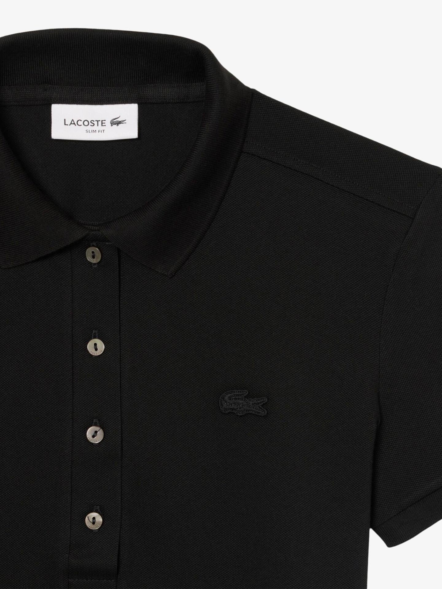 Polo Slim Fit em Piqué de Algodão