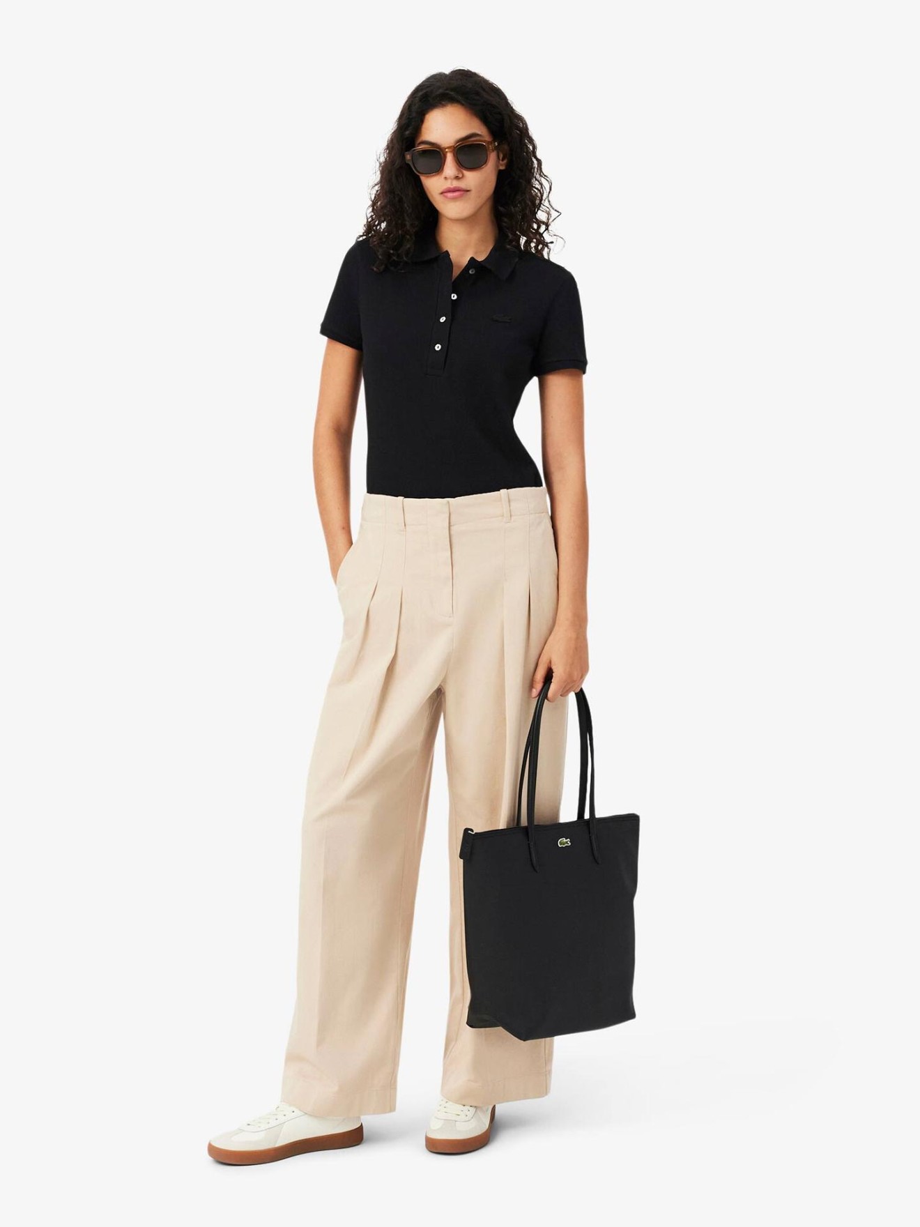 Polo Slim Fit em Piqué de Algodão