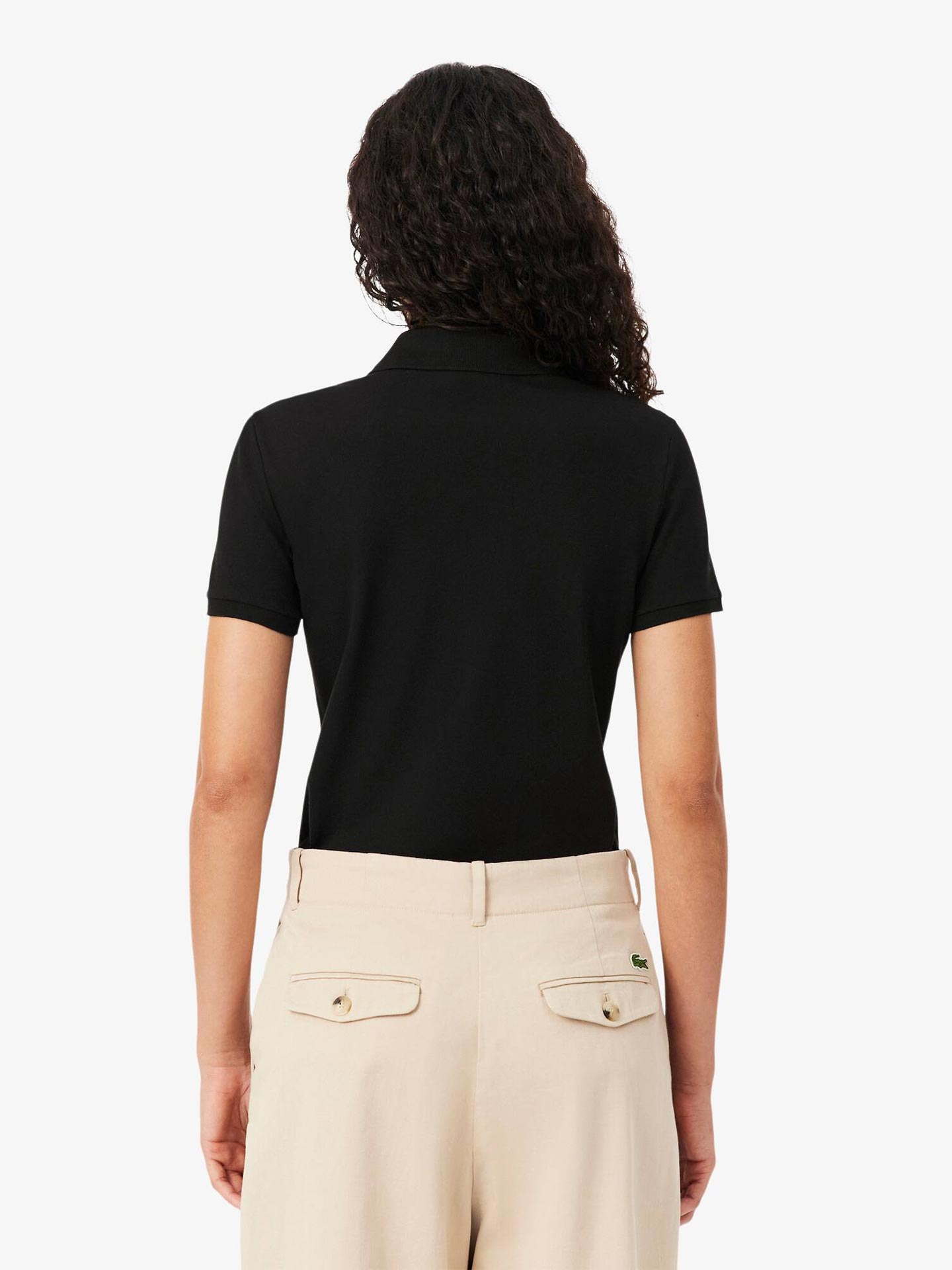 Polo Slim Fit em Piqué de Algodão